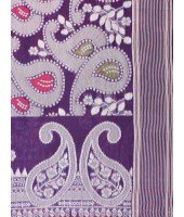  Resham Dhakai Jamdani Cotton Handloom Saree Alpana Paisle Kolka Design Jamdani Saree (Jam)