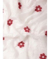 Handloom Tant Soft Dhakai Jamdani Cotton Saree Whole Body Design Without Blouse Piece (White Red Achal) 