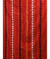 Khesh Pure Cotton Handloom Saree Diamond Designed With Blouse Piece(Red)