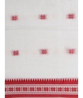  Bengali Tant Handloom Cotton Saree Galaxi Design With Blouse Piece