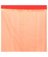 dB DESH BIDESH Women`s Bengal Kanchipuram Art Silk Saree Handmade Whole Body Garad Design With Running Blouse Safron