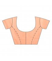 dB DESH BIDESH Women`s Bengal Kanchipuram Art Silk Saree Handmade Whole Body Garad Design With Running Blouse Safron