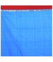 dB DESH BIDESH Women`s Bengal Kanchipuram Art Silk Saree Handmade Whole Body Garad Design With Running Blouse Sky Blue