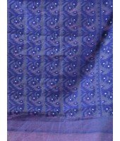 Resham Dhakai Jamdani Cotton Handloom Saree Hajar Buti Design Jamdani Saree(Pink Blue)