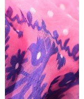 Resham Dhakai Jamdani Cotton Handloom Saree Hajar Buti Design Jamdani Saree(Pink Blue)