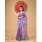 Resham Dhakai Jamdani Cotton Handloom Saree Kohinoor Design Jamdani Saree(purple)