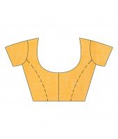 dB DESH BIDESH Women`s Traditional Bengali Tant Handloom Cotton Saree Prism Desigined With Blouse Piece (Yellow Pink)