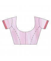 DESH BIDESH Women`s Traditional Bengali Tant Handloom Pure Cotton Saree Piramide Design With Blouse Piece(White Red)