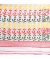 Queen of Diamond Resham Dhakai Jamdani Bengal Pure Cotton Handloom Saree (Multi Colour)