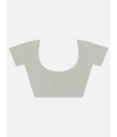 Soft Resham Dhakai jamdani Bengal Cotton Saree Whole Body Design with Blouse Pcs (Blue White)