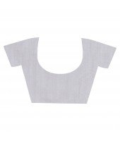 DESH BIDESH Women`s Bengal Khadi Ghicha Handloom Cotton Silk Saree With Blouse Piece (Ink Red Grey)